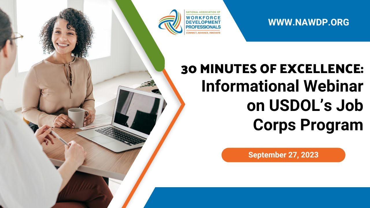 Informational Webinar on USDOL’s Job Corps Program